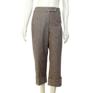 Trina Turk Erickson Herringbone Cropped Pant Sz 4
